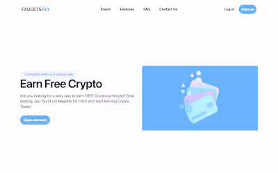 Minimal Landing page done for a client