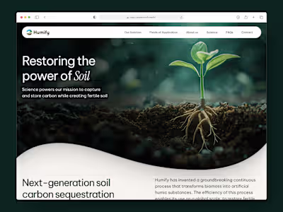 Humify - Website Design