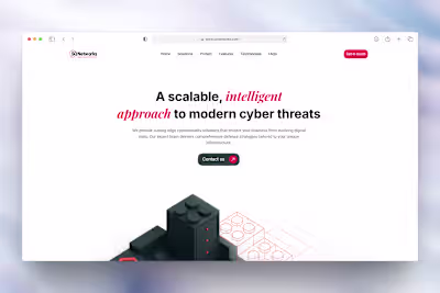 Cybersecurity Website Redesign