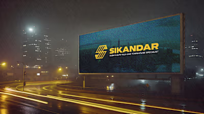 Logo Design for a Real Estate Company (Un-used)