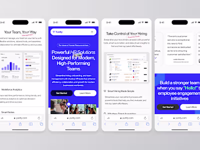 Yunity - HR ⏐ Mobile Landing Page