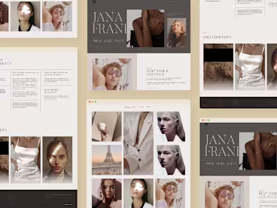 Magazine Styled Web Layout