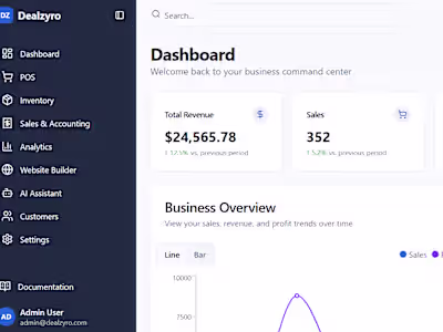 Dealzyro - AI-Driven Business Management Platform