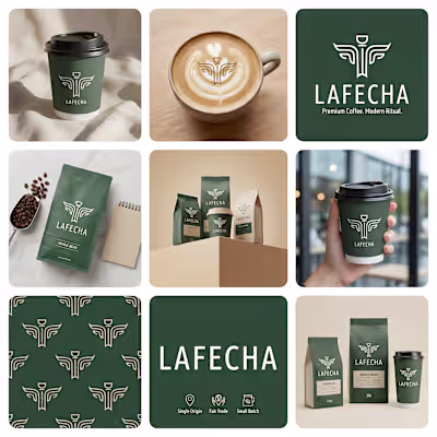 Label and Packaging Design for Lafecha Café