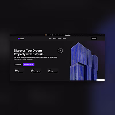 Estatien Website development