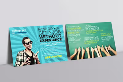 College Pro Postcard