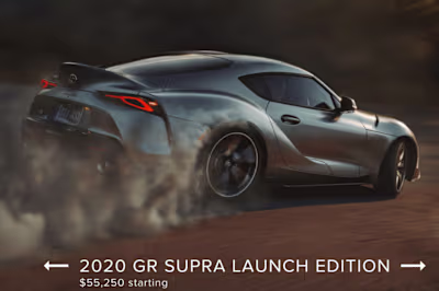 Supra Launch Splash Page Concept