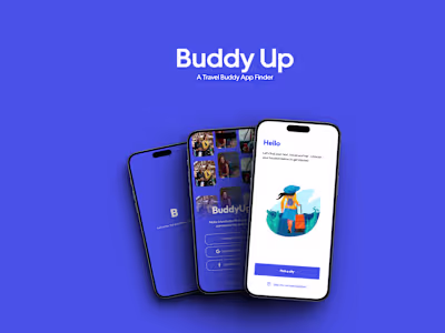 BuddyUp App - A Travel Buddy App finder