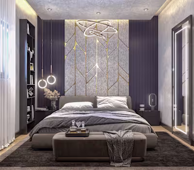 Bedroom with dressing :: Behance