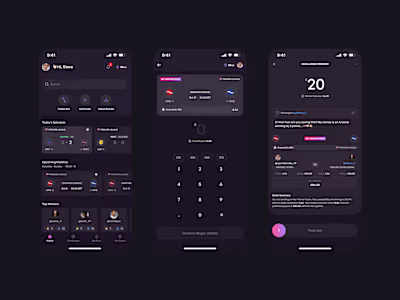 Case Study: Designing the UX/UI for a sports betting mobile app