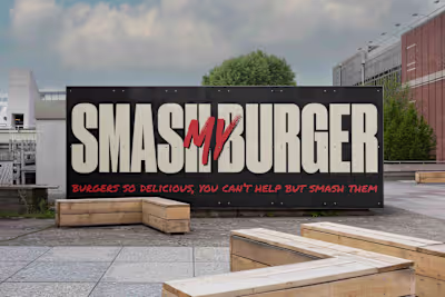 Branding for Smash My Burger - Fast Food Restaurant