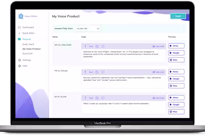 SSML Editor