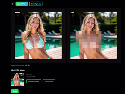 AI Nudification Model