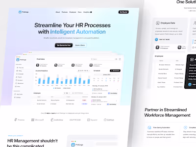 Preforge - Human Resource ⏐ Landing Page