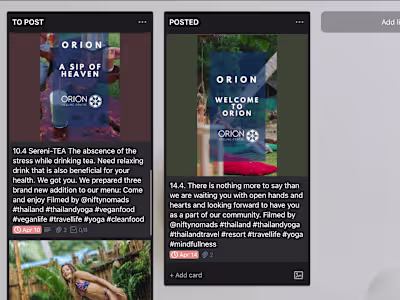Content planning and scripting