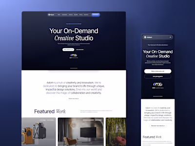 Adorn - Agency Website Template