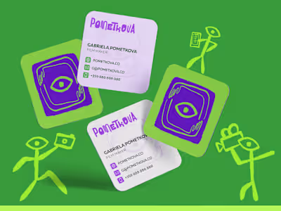 Retro Modern Brand Identity for a Filmmaker