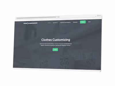Print Embroidery Website