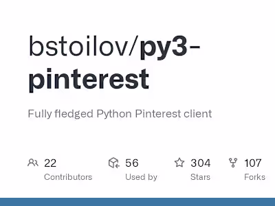 Pinterest Python Automation