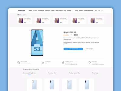 Samsung Landing Page