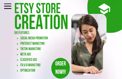etsy store creation, digital product, etsy SEO