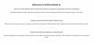 Electric Vehicle Fuel Consumption Stats