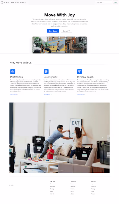 move it landing page 