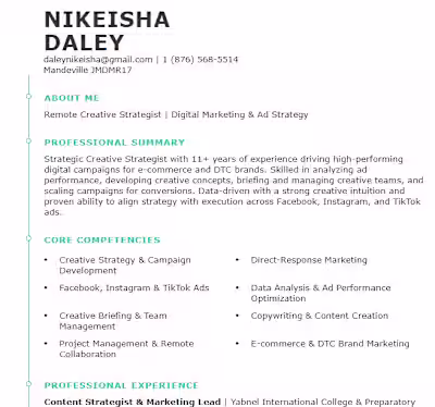 Creative Strategist & Digital Marketing Specialist