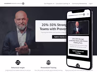 Leadership Training - CEOs and Teams | LRA Leadership System