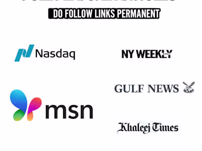 You will get feature guest post article , Nasdaq, Msn & NyWeekly