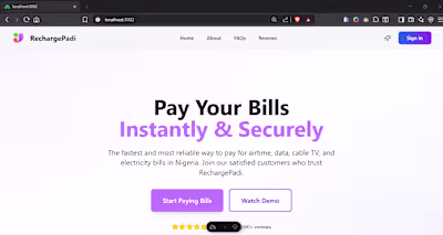 Bills Made Simple with RechargePadi