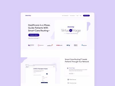Clearstep Website Design