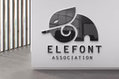 I will design a custom, and elegant, water color logo for you