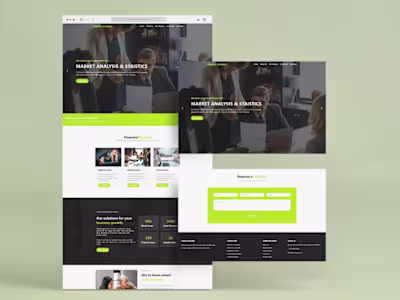 Responsive Landing Page Design for E-commerce Site