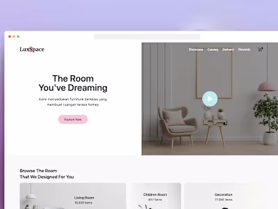 Luxspace - Ecommerce Project