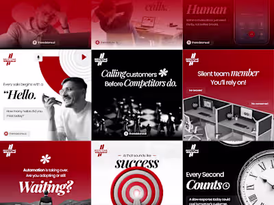 Social Media Posts & Ads Creative Project for Redstone AI