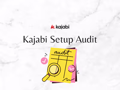 Kajabi Platform Audit & Optimization for Lisa
