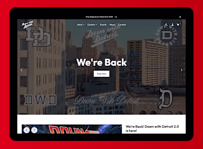 Down With Detroit: Webflow Development & SEO Strategy