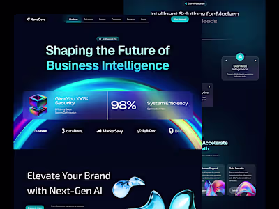 Elevating SaaS Conversion: NovaCore AI Platform Design 🚀 As...