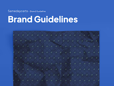 Brand Guidelines - SameDayCerts
