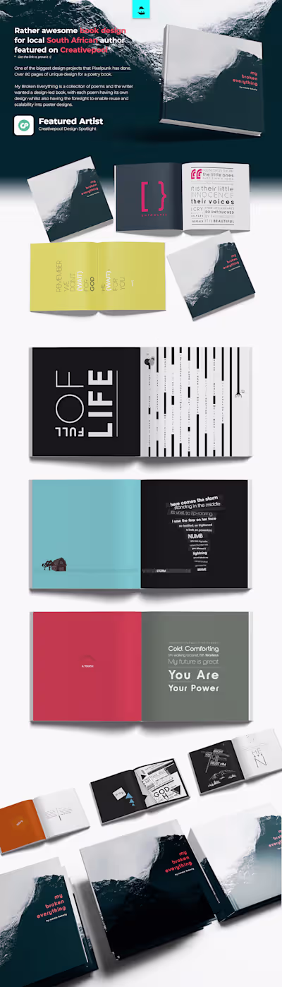 Rather awesome book design featured on Creativepool*