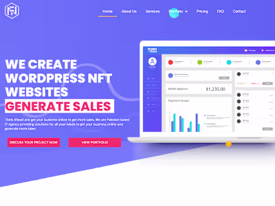 NFT Website Designer