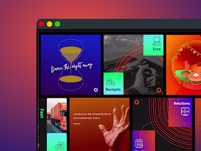 OrangeDS Social Media Visual Design Project