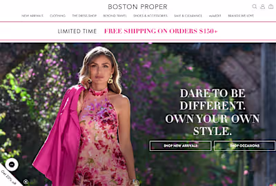 Shopify & Frontend Engineering for Boston Proper