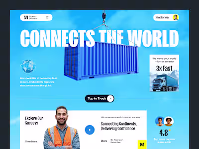Movix – Logistics & Delivery Website Design — Movix – Connec...
