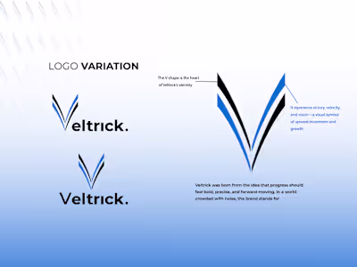 Veltrick Modern Brand Identity & Logo Design