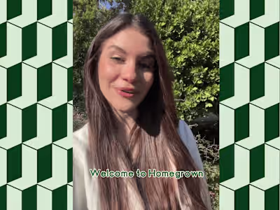 Short Video - Introducing HomeGrown - Website Landing + Socials