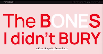 The Bones I Didn’t Bury — Narrative & Visual System