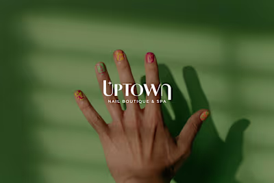 Uptown Nail Boutique & Spa -  Rebrand & Website Redesign
