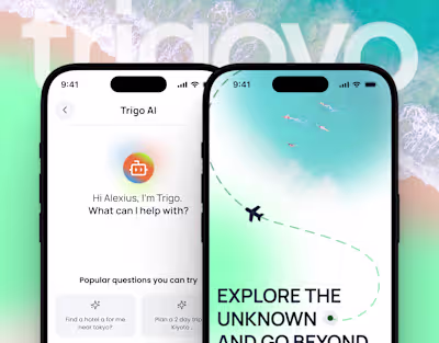 AI Powered Travel Planning App - UI UX & SaaS